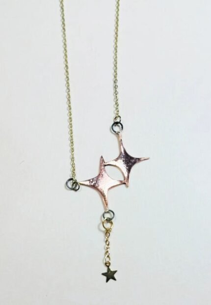 S Initial Pavé Pendant Necklace in Silver